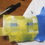 Masking for horizontal bars complete.